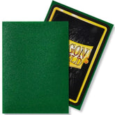100 Bustine Standard Dragon Shield Matte Sleeves - EMERALD